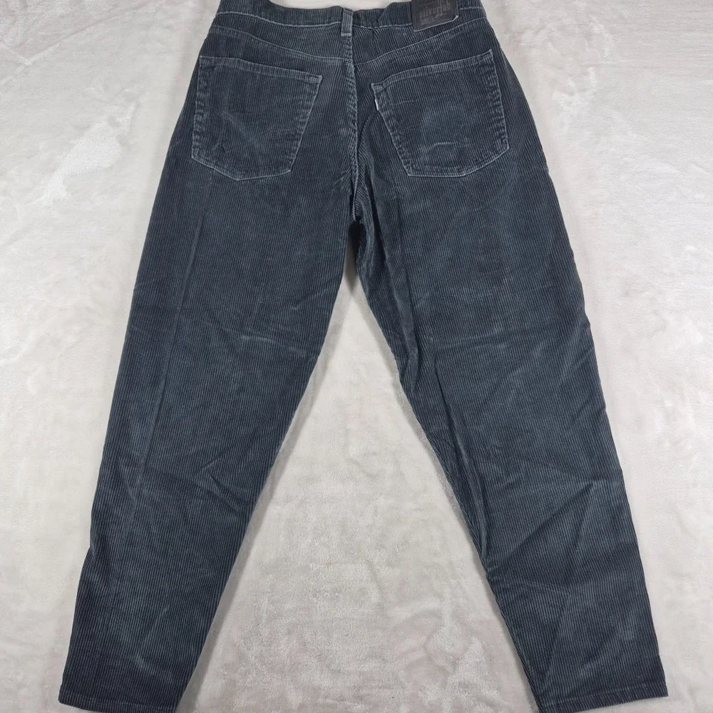 Vintage Levi's SilverTab Loose Wide Leg Pants Men's 32x30 Blue Corduroy USA 90s